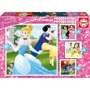 Educa (17166) - "Disney Princess" - 12 16 20 25 pezzi
