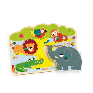 Djeco (01708) - "Baobab, Musical Puzzle" - 5 pezzi