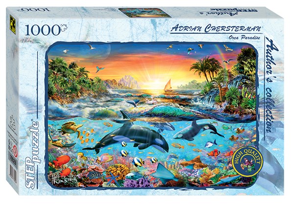 Step Puzzle (79529) - "Orca Paradise" - 1000 pezzi
