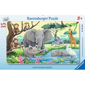 Ravensburger (06136) - "Animals of Africa" - 15 pezzi