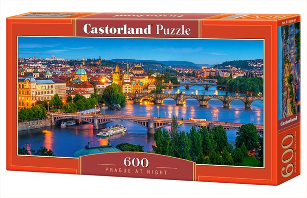 Castorland (B-060061) - "Prague at Night" - 600 pezzi