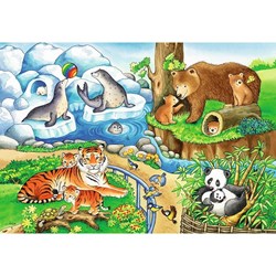 Ravensburger (07602) - "Animals in the Zoo" - 12 pezzi
