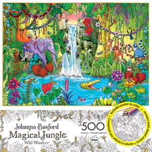 Buffalo Games (3847) - Johanna Basford: "Magical Jungle" - 500 pezzi