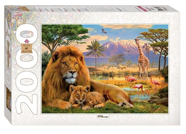 Step Puzzle (84028) - "Lions" - 2000 pezzi