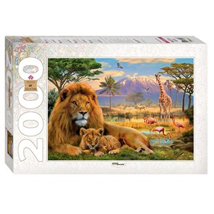 Step Puzzle (84028) - "Lions" - 2000 pezzi