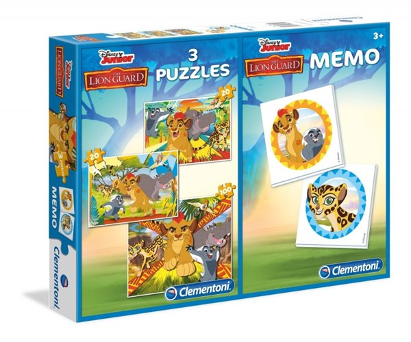 Clementoni (07810) - "The Lion Guard + Memo" - 20 100 pezzi