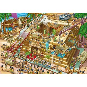 D-Toys (61218-CC03) - "Building the Pyramids, Egypt" - 1000 pezzi