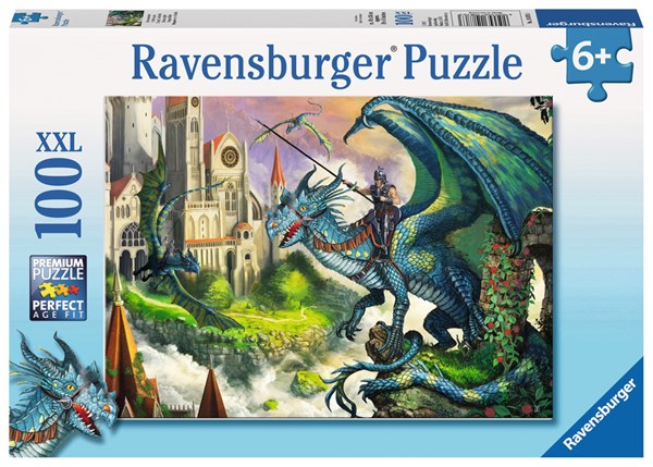 Ravensburger (10876) - "Dragon Rider" - 100 pezzi