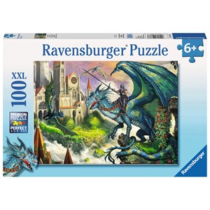 Ravensburger (10876) - "Dragon Rider" - 100 pezzi