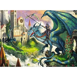 Ravensburger (10876) - "Dragon Rider" - 100 pezzi