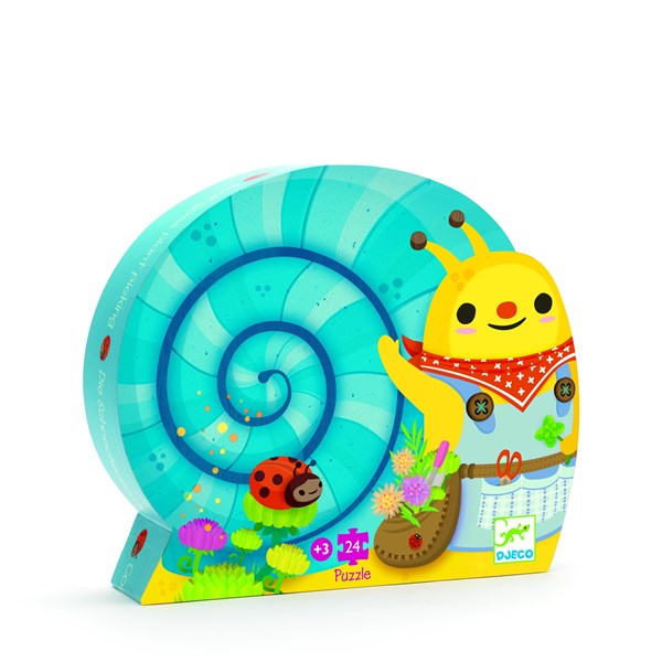 Djeco (07219) - "Snail goes plant picking" - 24 pezzi