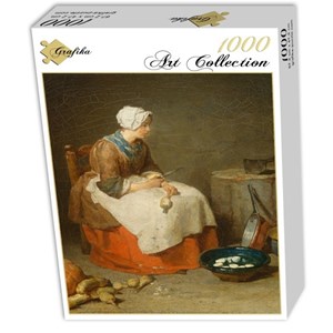 Grafika (01122) - Jean-Baptiste-Siméon Chardin: "The Kitchen Maid, 1738" - 1000 pezzi
