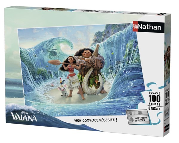 Nathan (86746) - "Disney Vaiana" - 100 pezzi