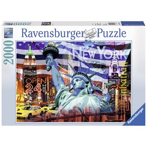 Ravensburger (16687) - "New York Collage" - 2000 pezzi