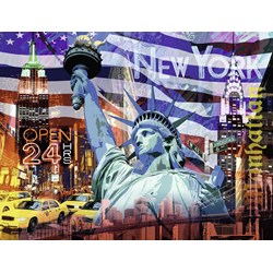Ravensburger (16687) - "New York Collage" - 2000 pezzi