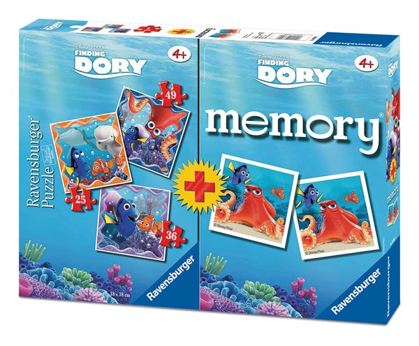 Ravensburger (06871) - "Dory + Memory" - 25 36 49 pezzi