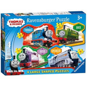 Ravensburger (07078) - "Thomas & Friends" - 10 12 14 16 pezzi