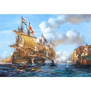 Castorland (C-200245) - "Battle of Porto Bello, 1739" - 2000 pezzi