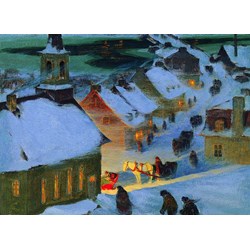 Eurographics (6000-7184) - "Clarence Gagnon, Christmas Mass" - 1000 pezzi