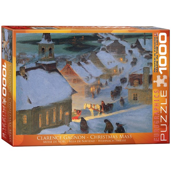 Eurographics (6000-7184) - "Clarence Gagnon, Christmas Mass" - 1000 pezzi