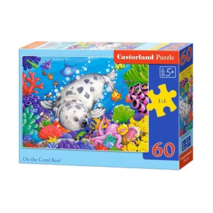 Castorland (B-06892) - "On the Coral Reef" - 60 pezzi