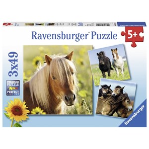 Ravensburger (08011) - "Horses" - 49 pezzi