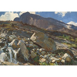 Grafika (02076) - John Singer Sargent: "Simplon Pass, 1911" - 1000 pezzi
