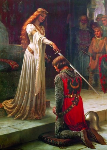 Gold Puzzle (60959) - Edmund Blair Leighton: "The Accolade" - 1000 pezzi