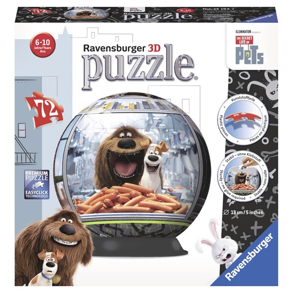 Ravensburger (12192) - "Secret Life of Pets" - 72 pezzi
