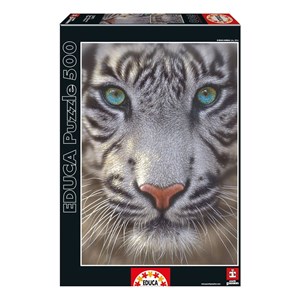 Educa (15971) - "White Tiger" - 500 pezzi