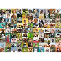 Ravensburger (19642) - "99 Funny Animals" - 1000 pezzi