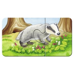 Ravensburger (07365) - "Cute Forest Animals" - 2 pezzi