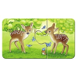 Ravensburger (07365) - "Cute Forest Animals" - 2 pezzi