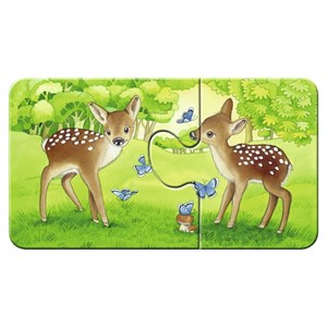 Ravensburger (07365) - "Cute Forest Animals" - 2 pezzi