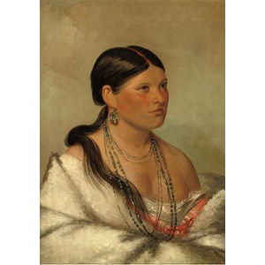 Grafika (02233) - George Catlin: "The Female Eagle, Shawano, 1830" - 1000 pezzi