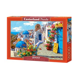 Castorland (C-200603) - "Spring in Santorini" - 2000 pezzi