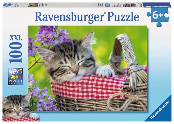 Ravensburger (10539) - "Sleeping Kitten" - 100 pezzi