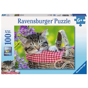 Ravensburger (10539) - "Sleeping Kitten" - 100 pezzi