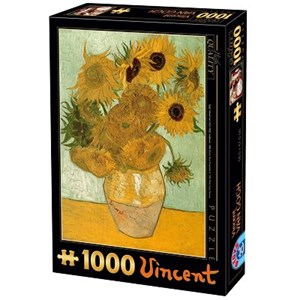 D-Toys (66916-VG01) - Vincent van Gogh: "Sunflowers" - 1000 pezzi