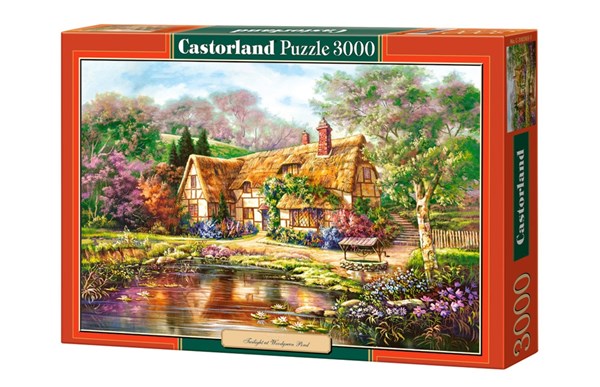Castorland (C-300365) - "Twilight at Woodgreen Pond" - 3000 pezzi