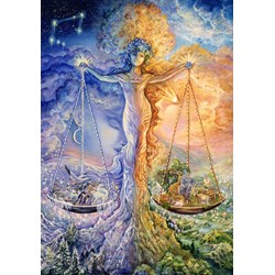 Grafika (00823) - Josephine Wall: "Zodiac Sign, Libra" - 1000 pezzi