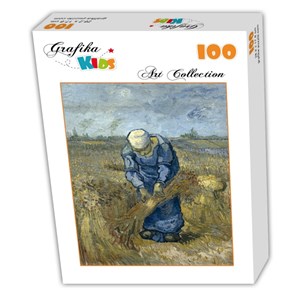 Grafika (00299) - Vincent van Gogh: "Peasant woman binding sheaves (after Millet)" - 100 pezzi