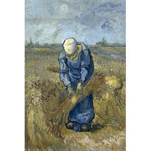 Grafika (00299) - Vincent van Gogh: "Peasant woman binding sheaves (after Millet)" - 100 pezzi